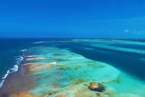 foto panoramica de la barrera del caribe